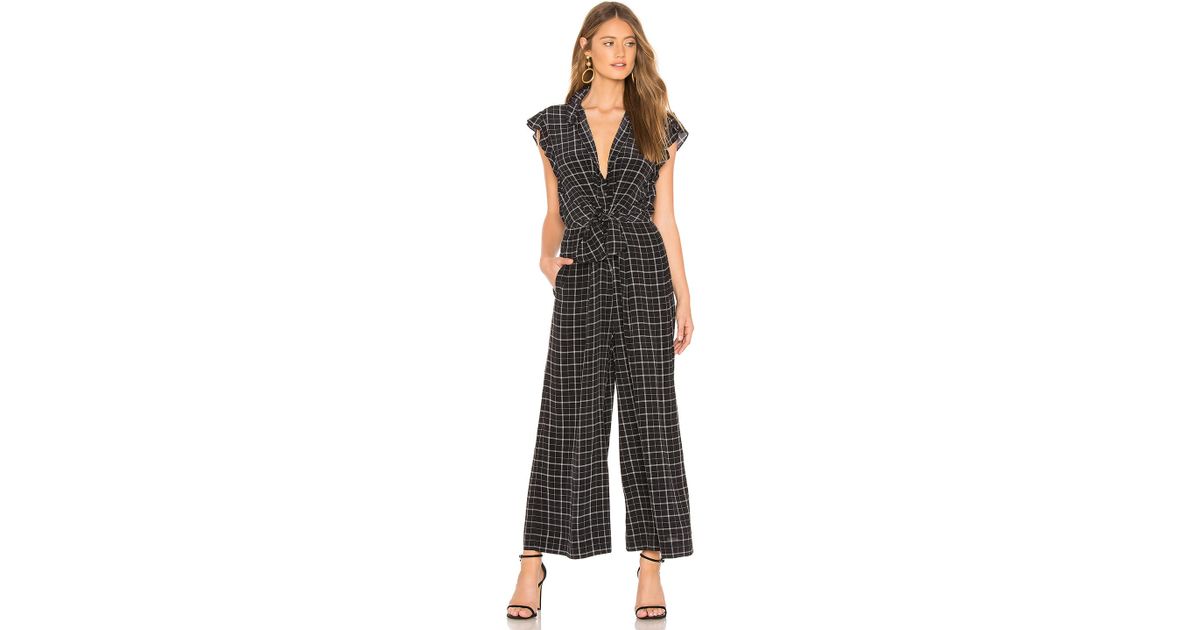 rebecca taylor plaid silk jumpsuit