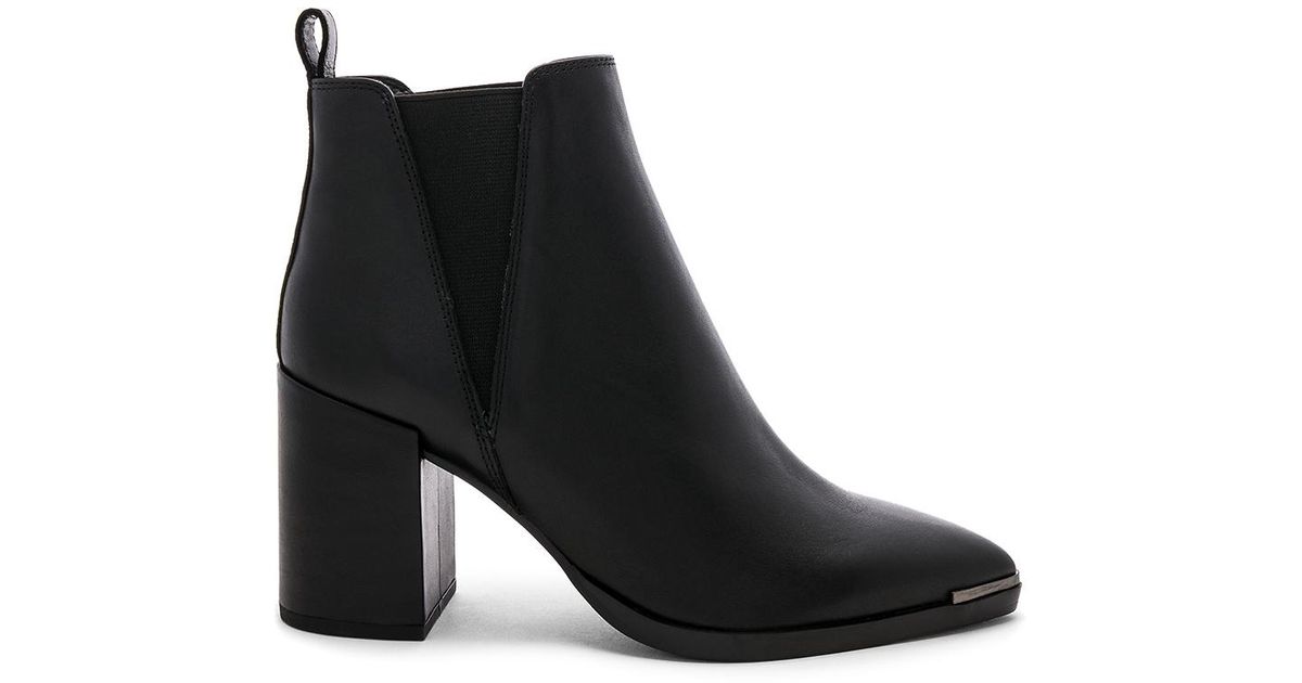 Tony Bianco Leather Bello Pointy Toe Bootie in Black - Lyst