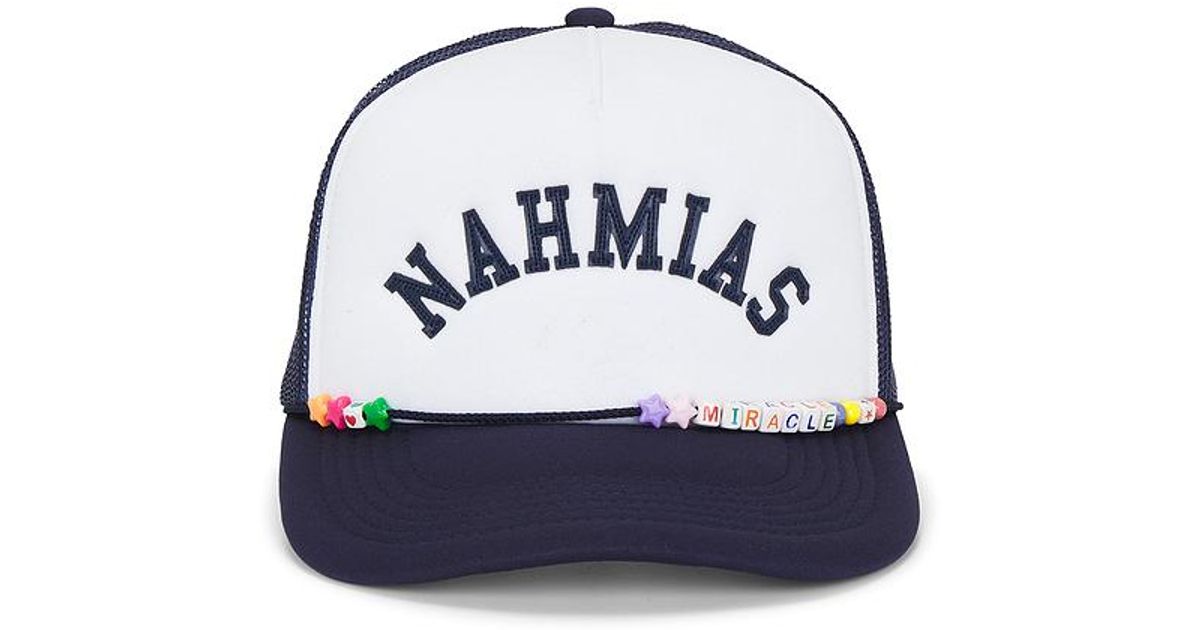 NAHMIAS Friendship Trucker Hat in Blue for Men | Lyst UK