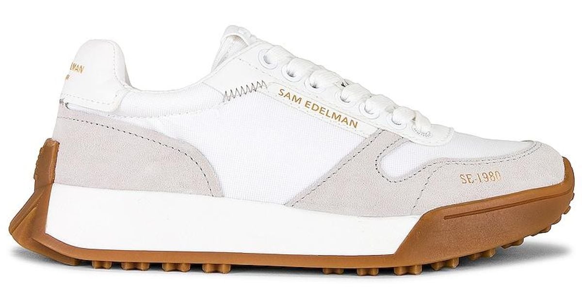 Sam Edelman Layla Sneaker in White | Lyst