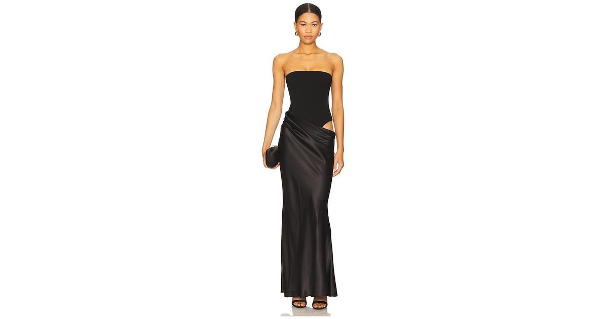 cordelia maxi dress chocolate SILENTIUM MAXI DRESS IN CHOCOLATE BROWN LACE – DE LA VALI OFFICIAL