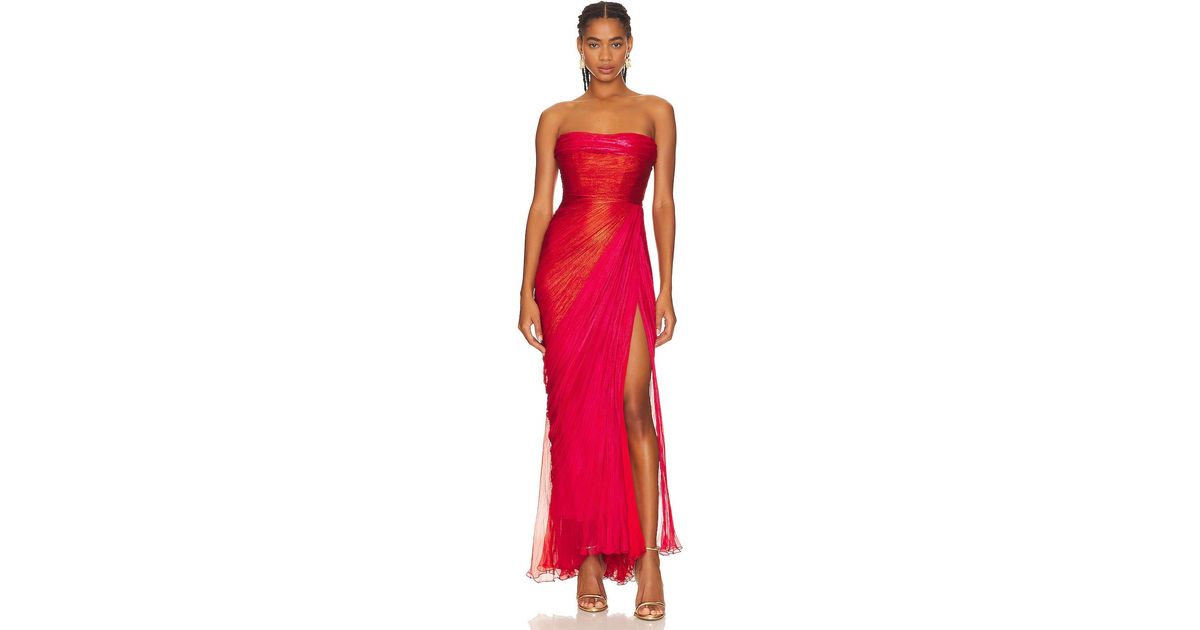 Maria lucia top hohan red dress