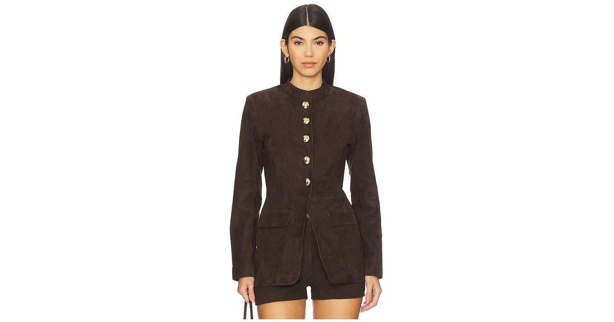 retroféte Callandra Jacket in Brown | Lyst