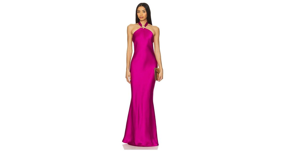 Runaway the Label Chara Maxi Dress in Pink | Lyst