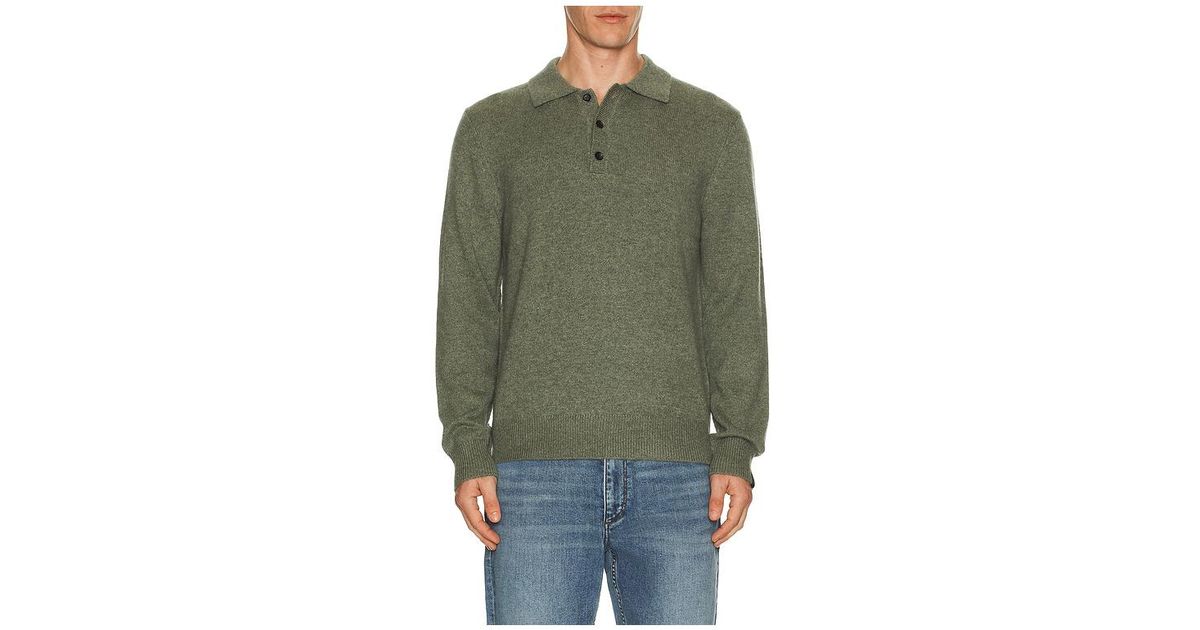 Rag & Bone Declan Rugby Polo in Green for Men | Lyst UK