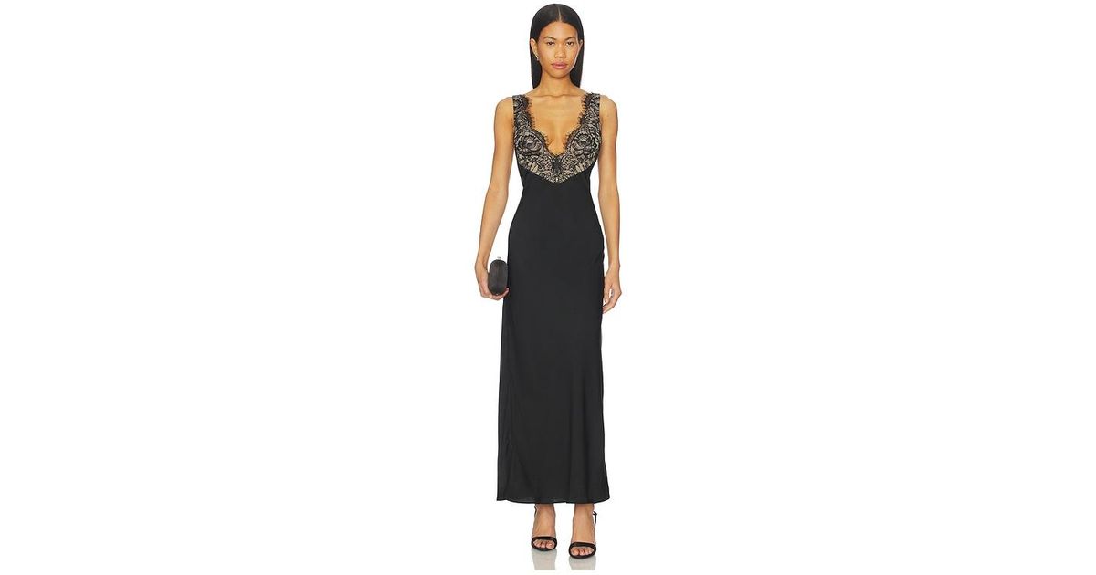 bardot hayden lace slip dress Hayden Lace Slip Mini Dress In Black