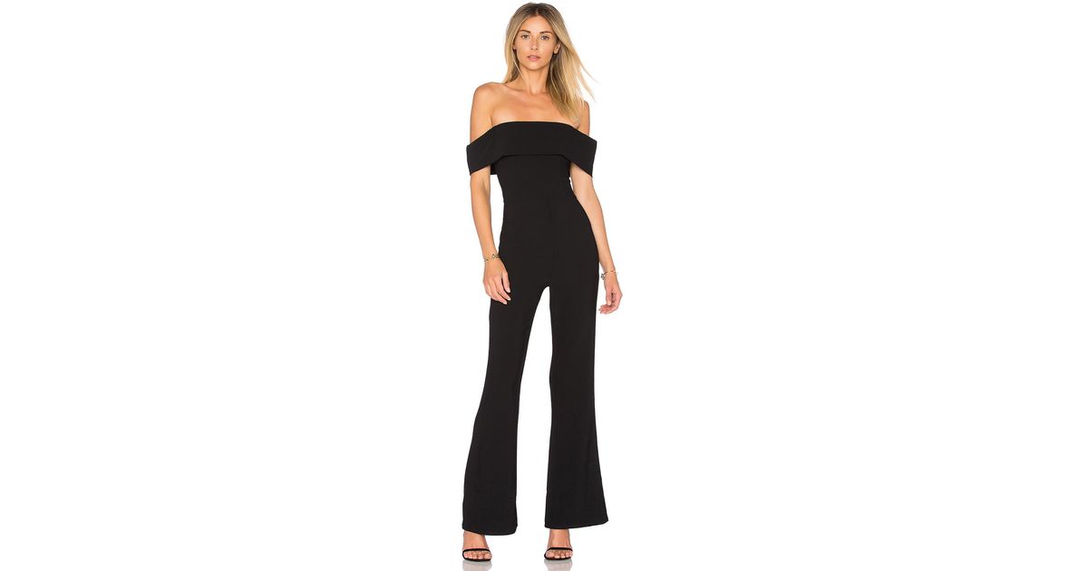 aubrey off shoulder jumpsuit
