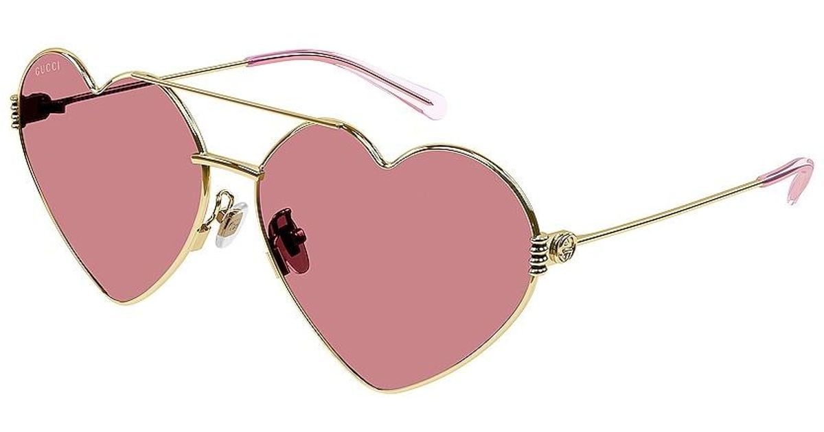 Gucci Heart in Pink | Lyst