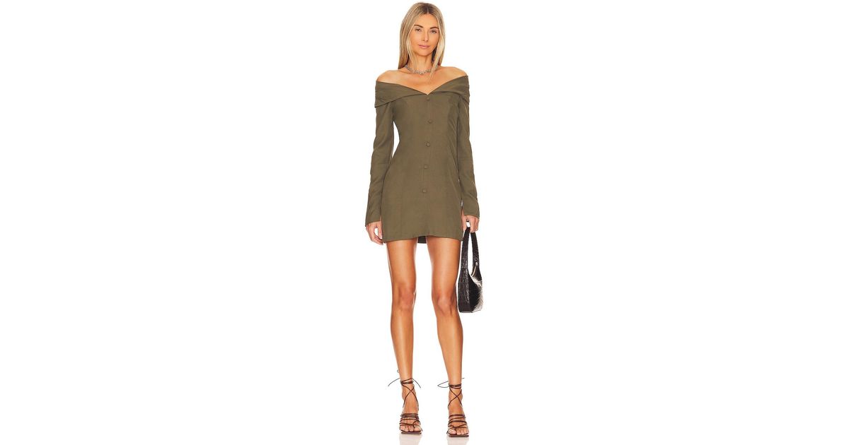 House of Harlow 1960 X Revolve Lennox Mini Dress in Green Lyst