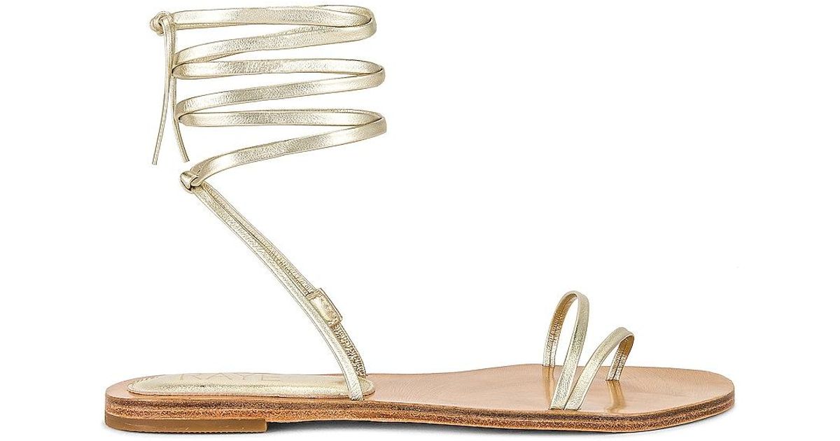 RAYE Nua Sandal in Metallic | Lyst