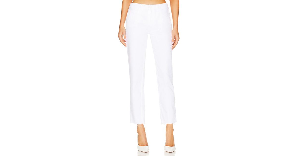 L'Agence Milana Stovepipe Jeans in White | Lyst