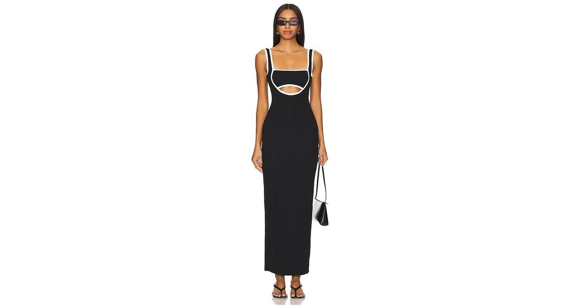 ALL THE WAYS Eliza Maxi Dress in Black | Lyst