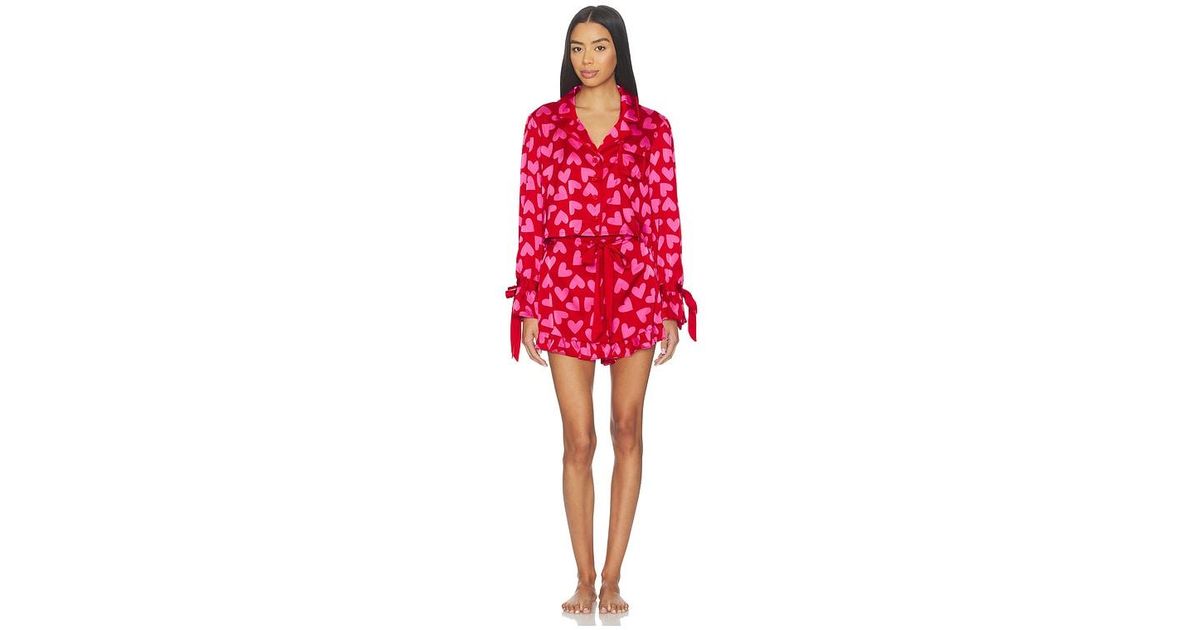 Beach Riot Luna & Aurora Pj Set in Red | Lyst Beach Riot Luna & Aurora Pj Set in Red | Lyst