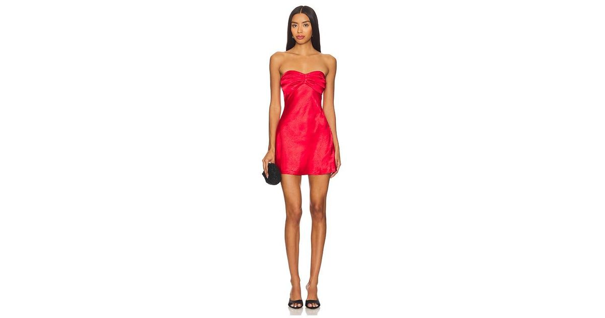 more to come red dress MORE TO COME