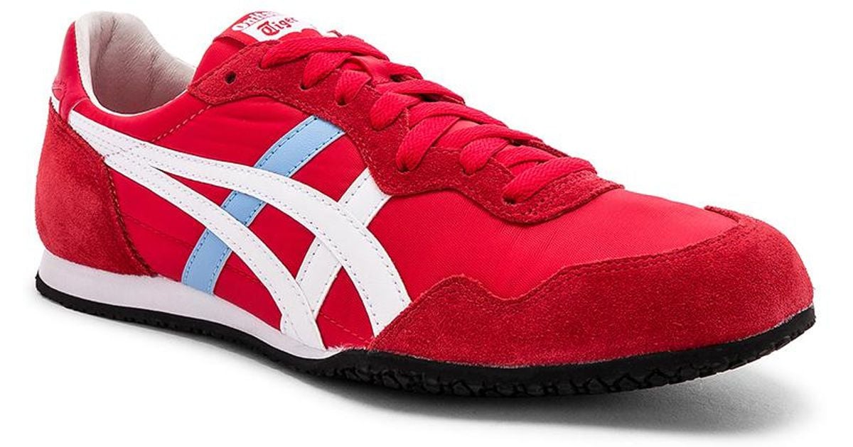 Onitsuka Tiger Leather Serrano In Red for Men - Lyst
