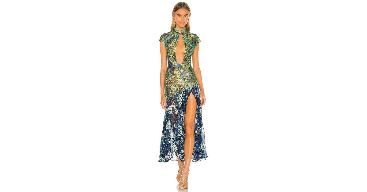 chinese dress ladies Lace Qi Pao Deep V Neck Dress  Kim Shui Studio