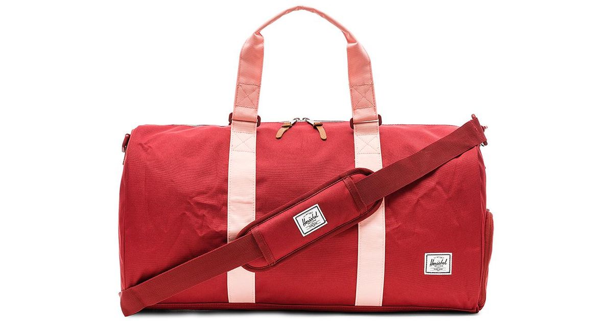 Herschel Supply Co. Novel Duffle Bag In Red. - Lyst