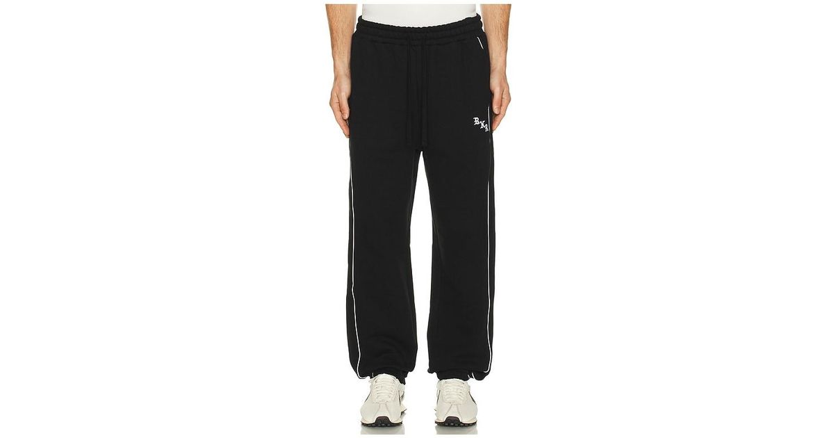 Born X Raised Piped Sweatpants in Black for Men | Lyst
