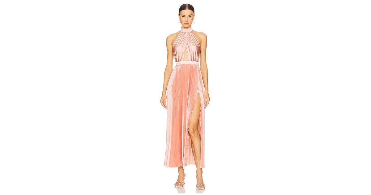 light and dark pink dress Pretty Straps Lace Appliques Floor Length Prom Dress