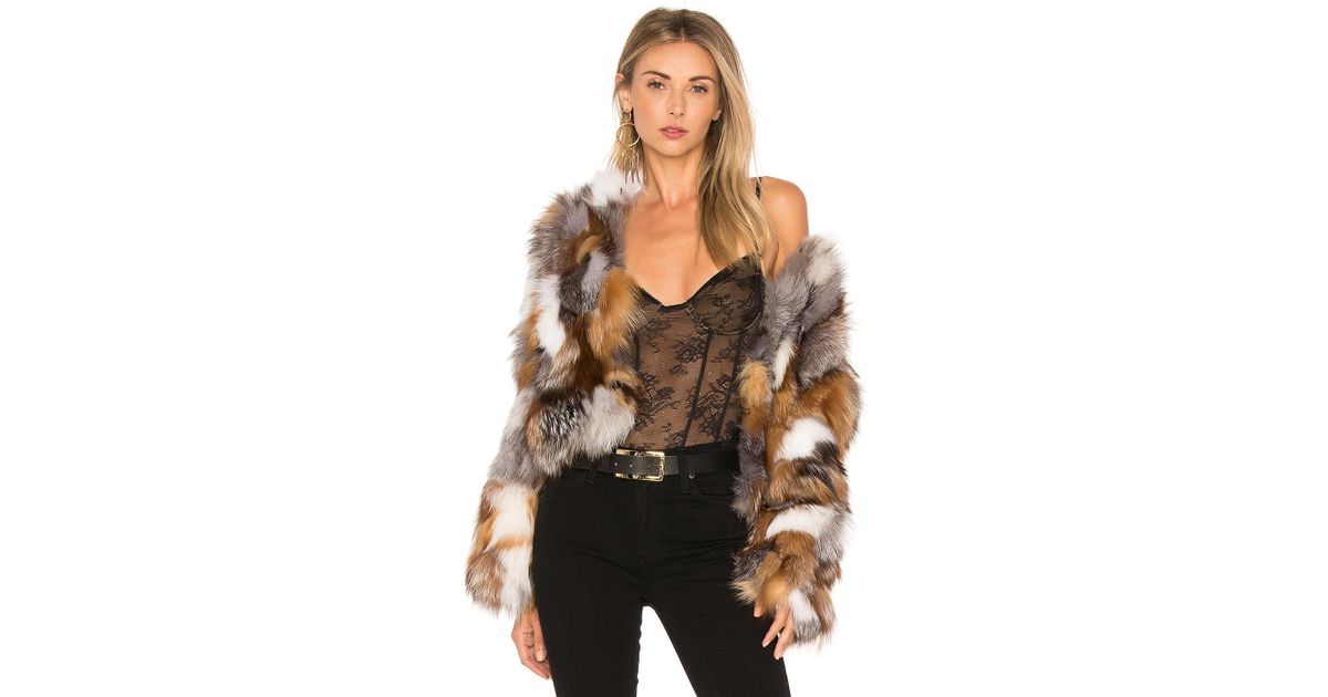 jocelyn fox fur jacket