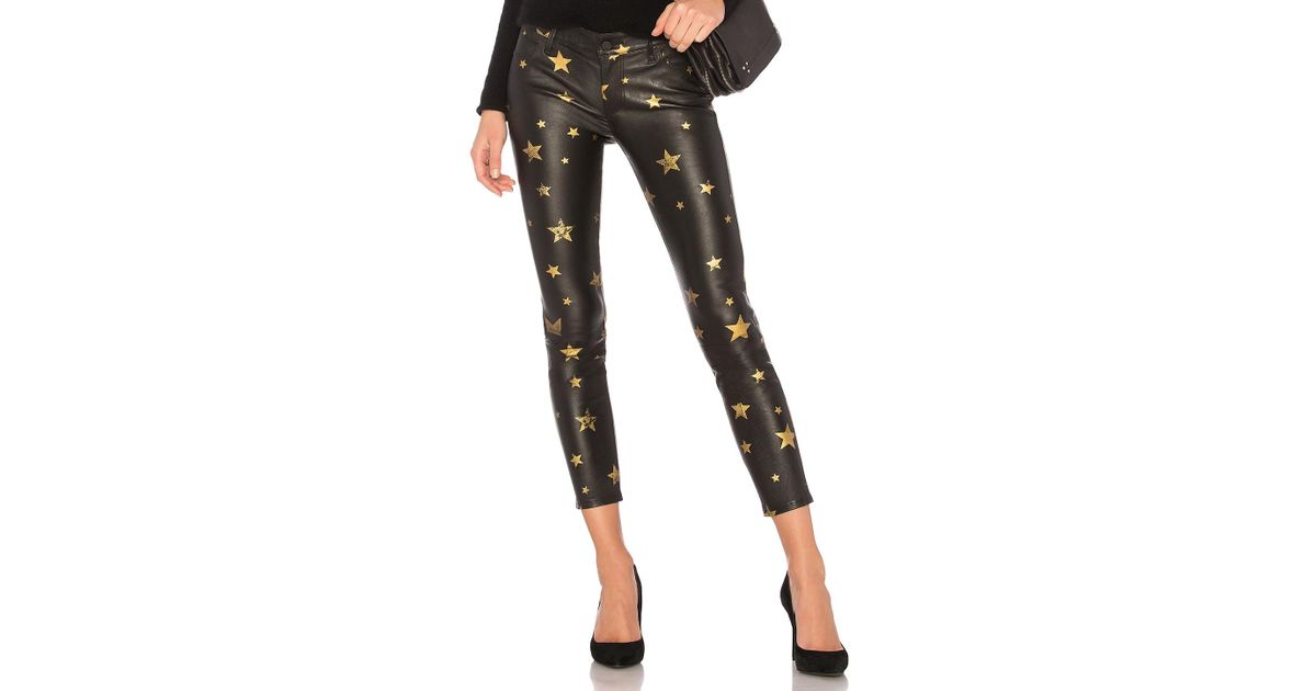 prince red leather pants