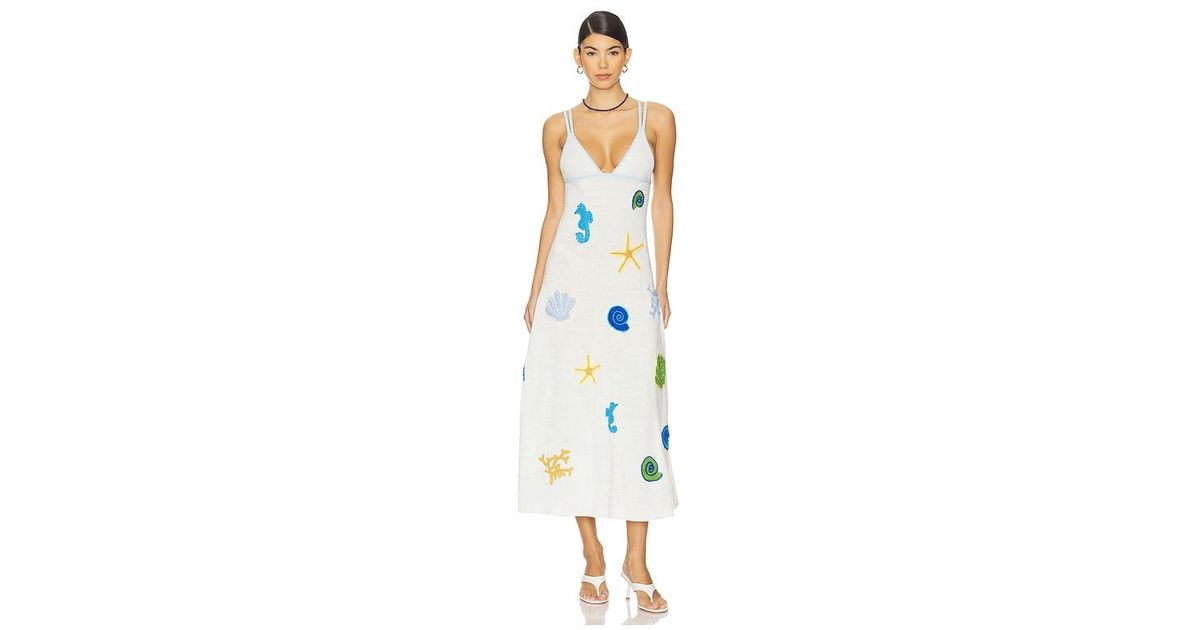 capittana carolina seashell midi dress Capittana Carolina Seashell Midi Dress