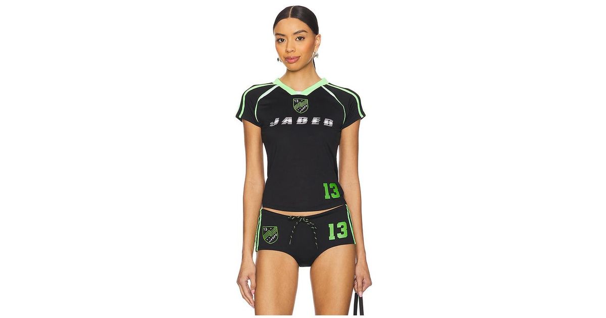 Jaded London Football Baby Tee | Lyst UK