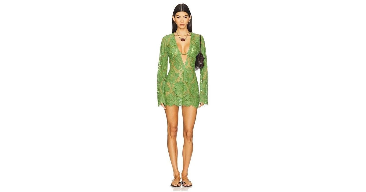 Bananhot Millie Dress in Green | Lyst