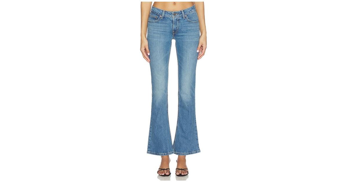 Slim Bot Levi's Low Slim Boot in Blue | Lyst UK