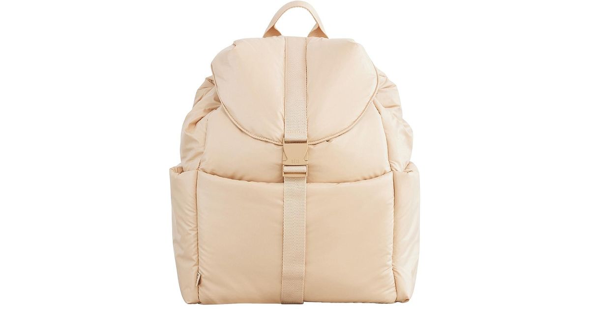 BEIS The Puffy Backpack in Natural Lyst