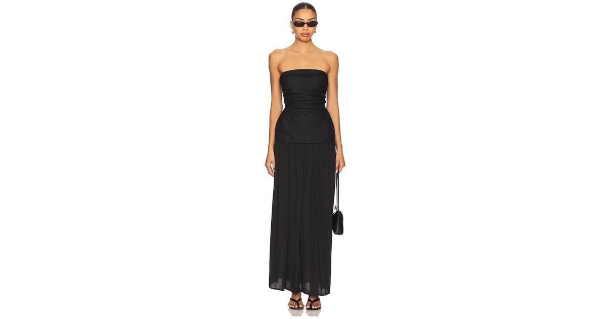 Faithfull the Brand Hedy Maxi Dress in Black | Lyst Faithfull the Brand Hedy Maxi Dress in Black | Lyst