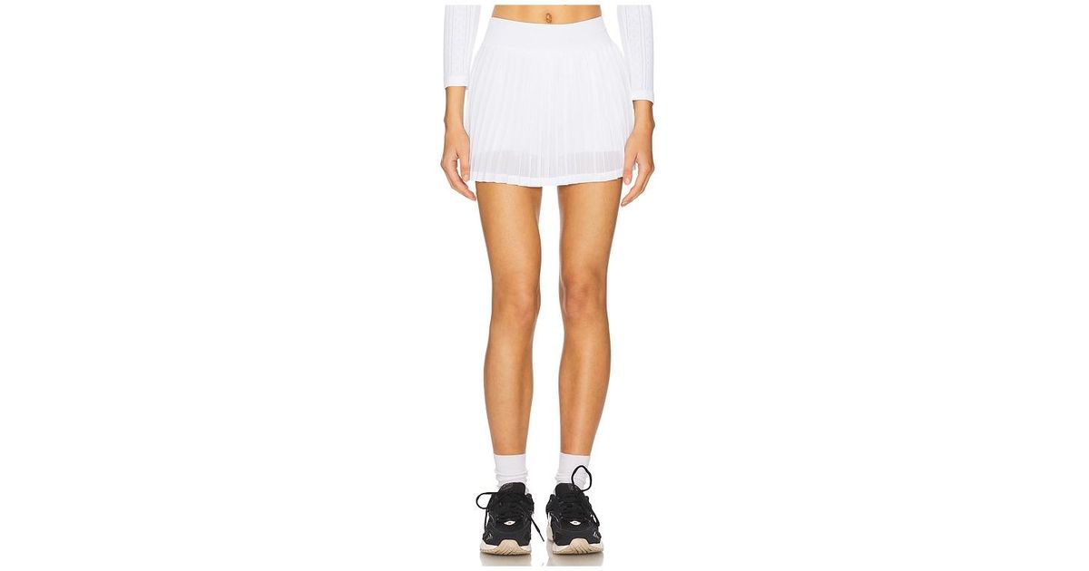 Free People X Fp Movement Rally Ruffle Mini Skirt in White | Lyst