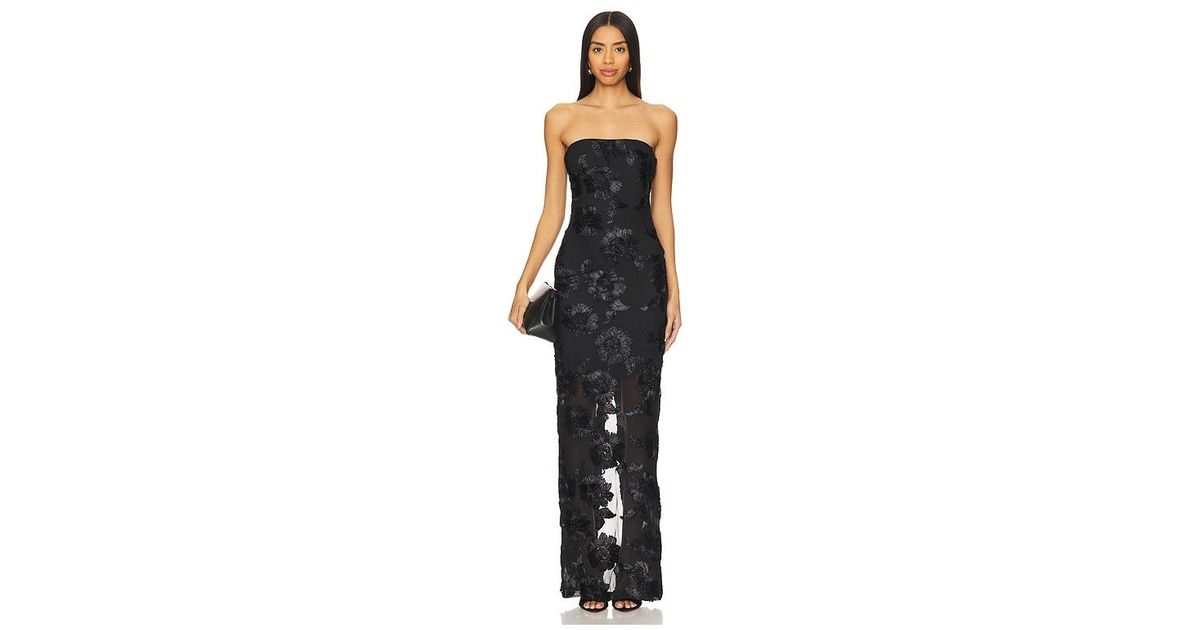 flower mesh tube dress rotate Flower Mesh Tube Dress White