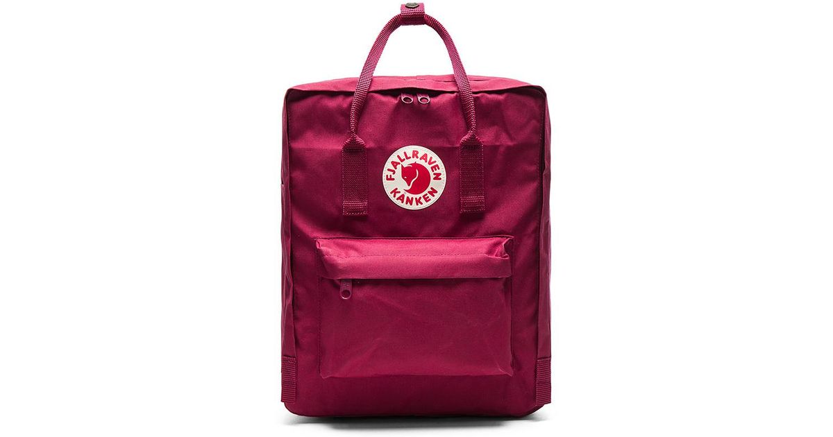 fjallraven kanken burgundy