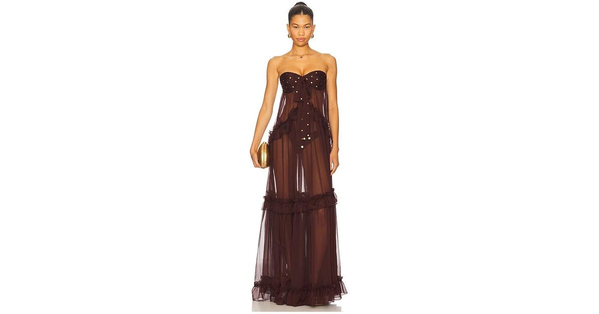 staud romy dress brown Staud Romy Dress White main image 0