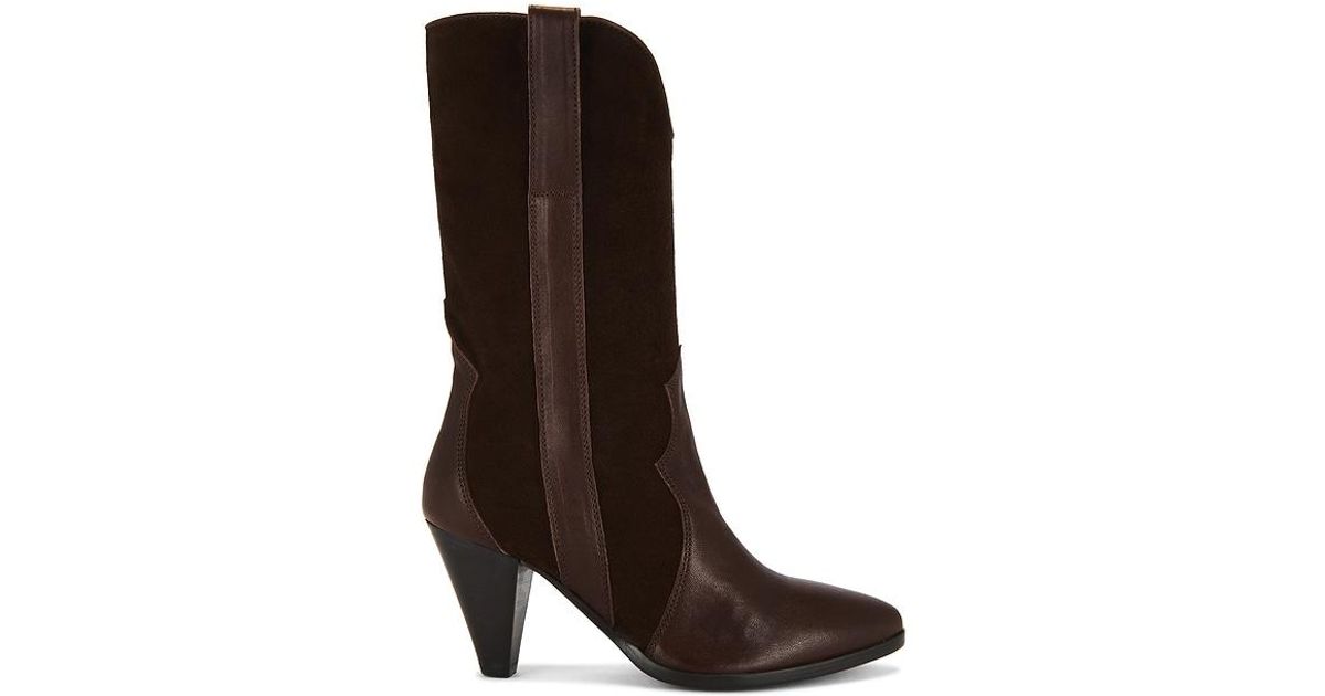 Free People Feather Heel Boot in Brown | Lyst