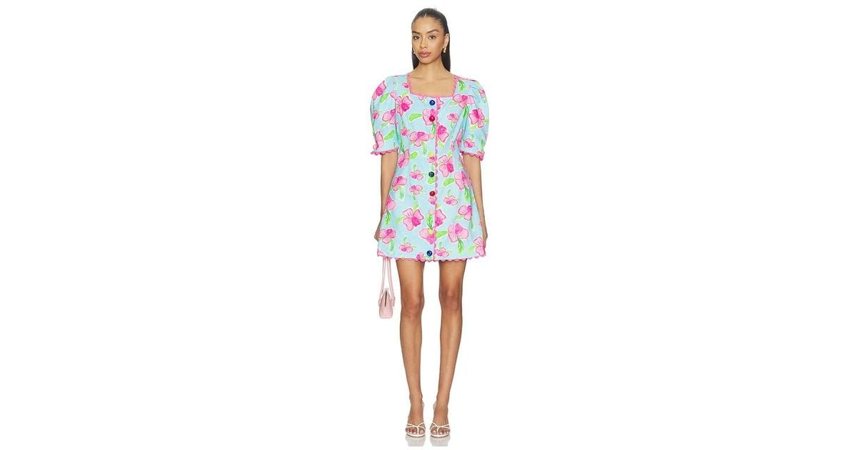 Celiab Disa Dress in Blue | Lyst