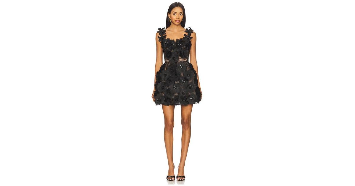 bronx and banco black mini dress Badgley Mischka Tie-Shoulder Bow Midi Dress main image 0