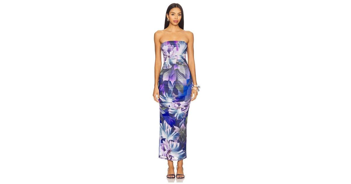AFRM Marlo Dress in Blue | Lyst