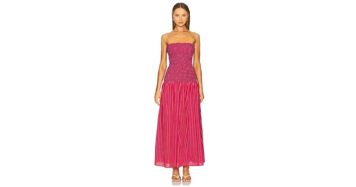chinese dress ladies Dotted Darling White Maxi Dress | Trendy Women's Clothing main image 1
