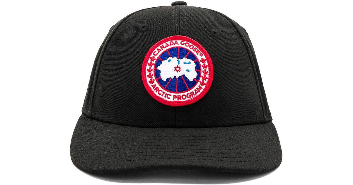 canada goose cap black