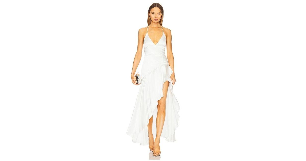 Bardot Sorella Halter Dress in White | Lyst Bardot Sorella Halter Dress in White | Lyst