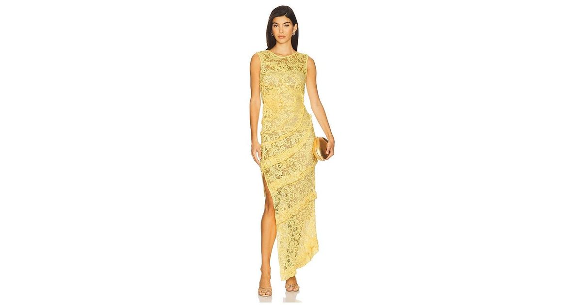Georgia Hardinge Spiral Dress in Metallic | Lyst