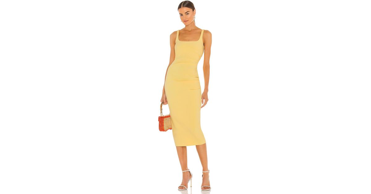 Bec and bridge mustard dress 2025