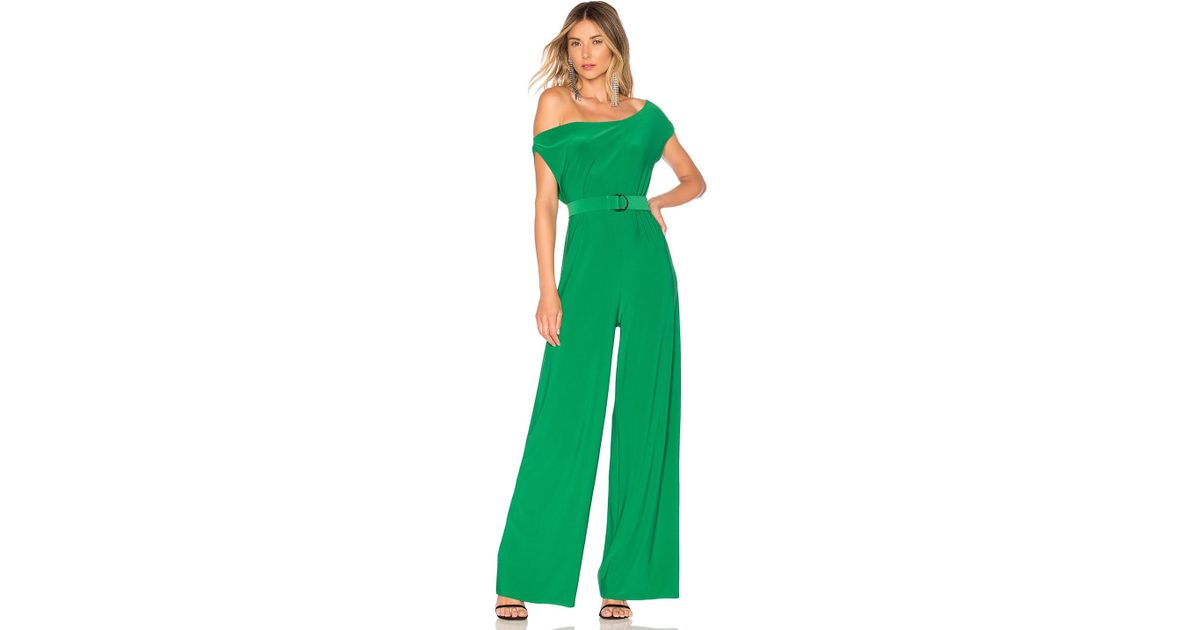 norma kamali drop shoulder jumpsuit