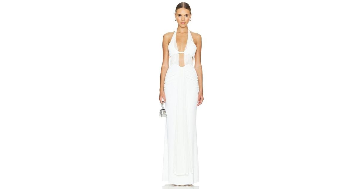 Nbd Ilta Maxi Dress in White | Lyst