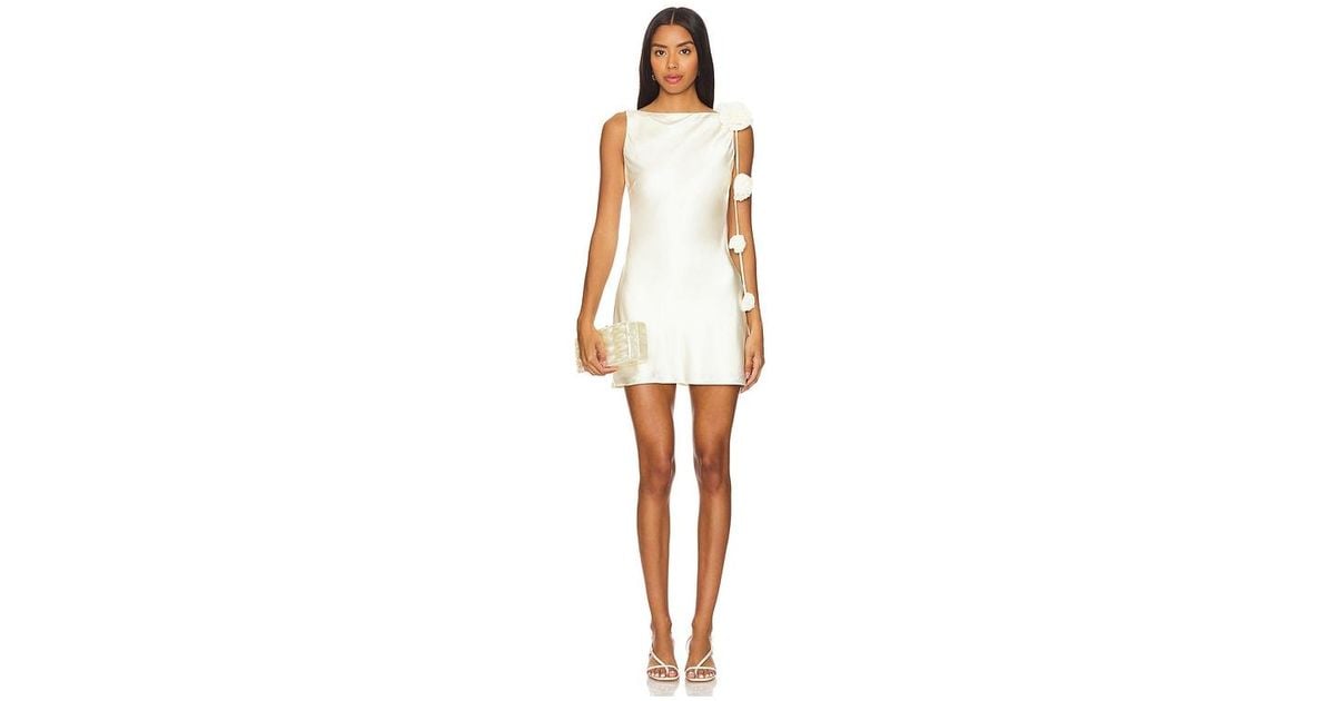 lovers and friends mariam mini dress Lovers and Friends x Maggie MacDonald Mariam Mini Dress in Ivory
