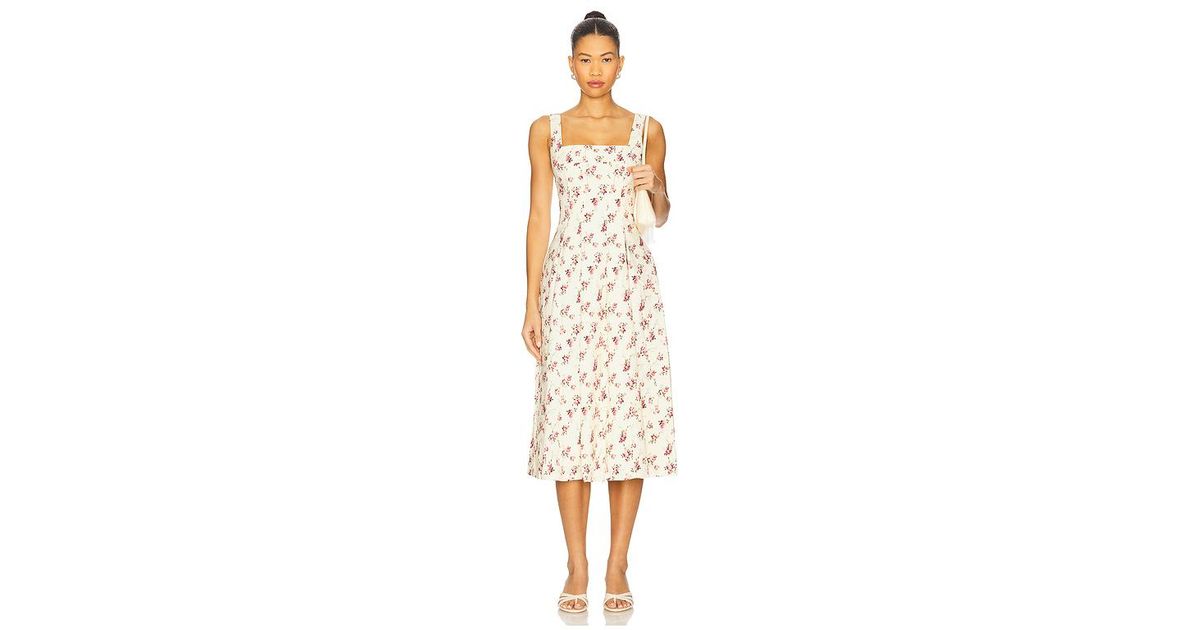 knee length dresses for ladies WeWoreWhat Corset Pleated Midi Dress main image 0
