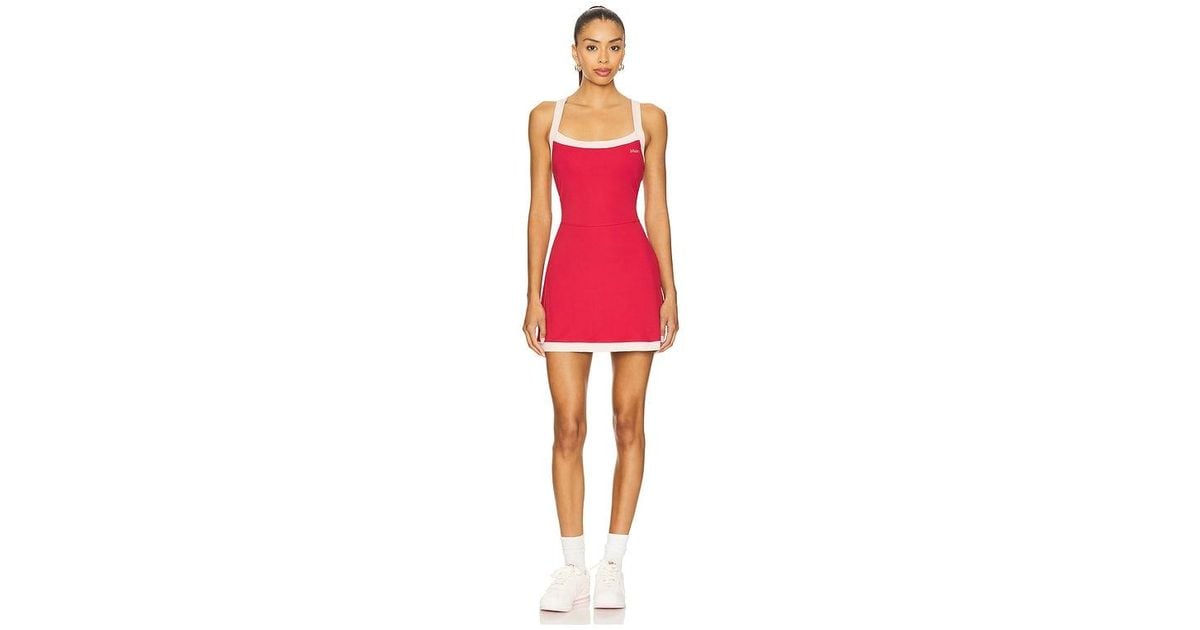 Malbon Golf Emiliana Dress in Red | Lyst