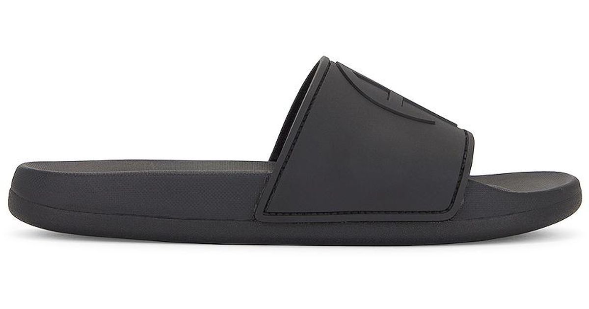 Anine Bing Isla Slides in Black | Lyst